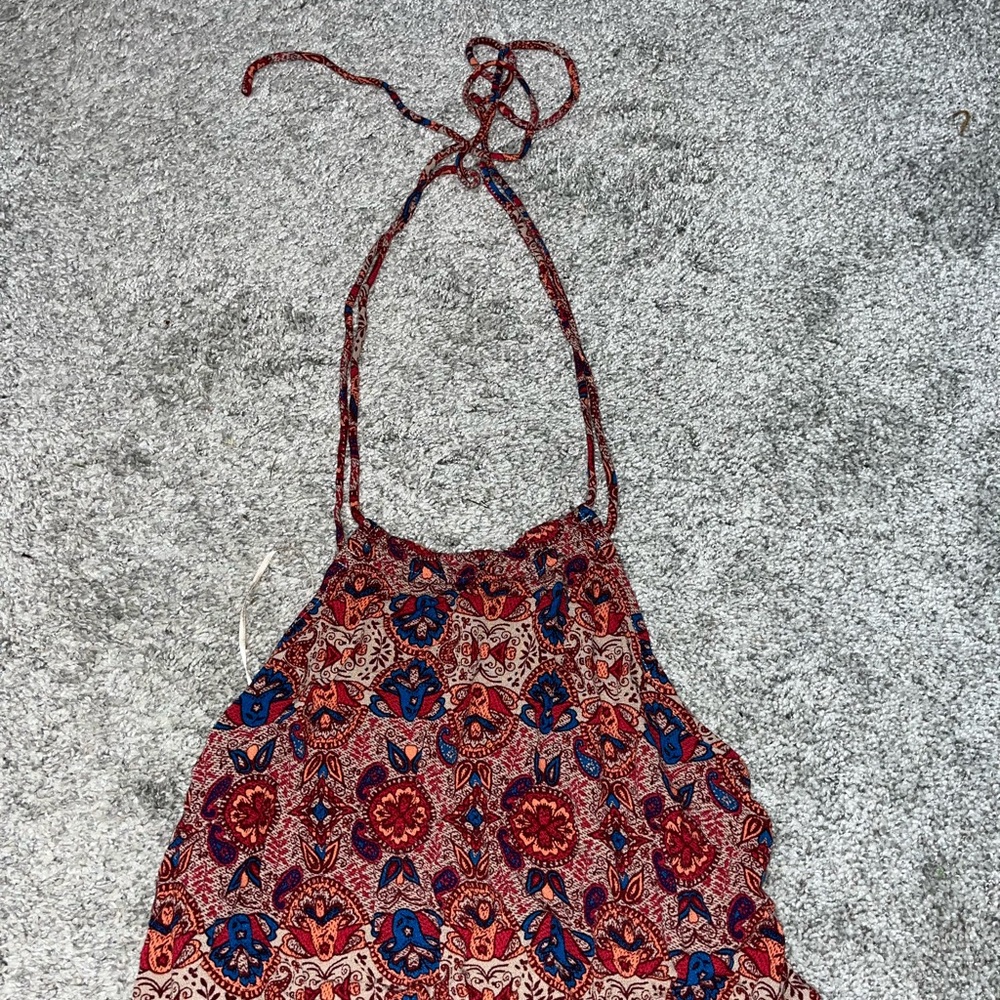 La Hearts Red and Blue Patterned Camisole